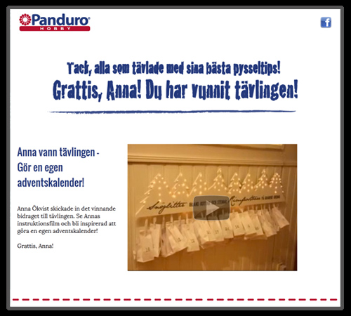 panduro tävling kopiera