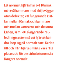 skrift normal hjärtat