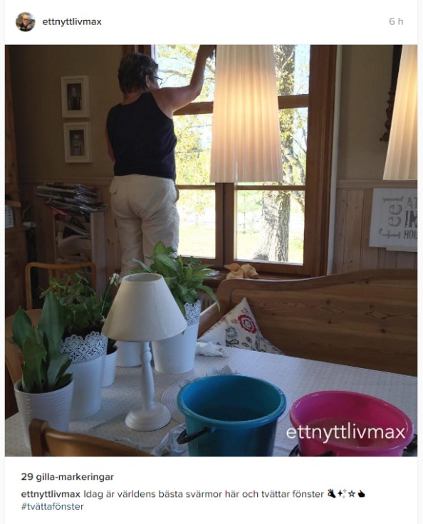 tvätta fönsert